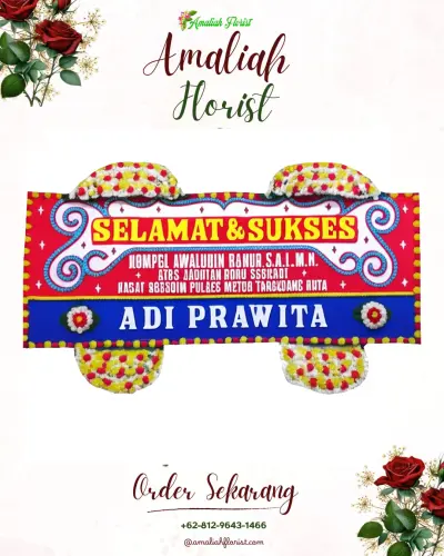 Karangan Bunga Ucapan Selamat di Oi Fo'o