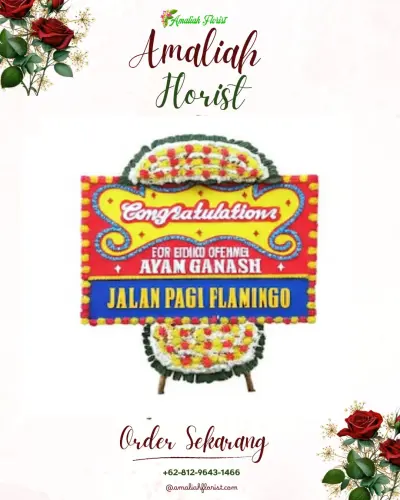 Bunga Papan Congratulation di Oi Fo'o